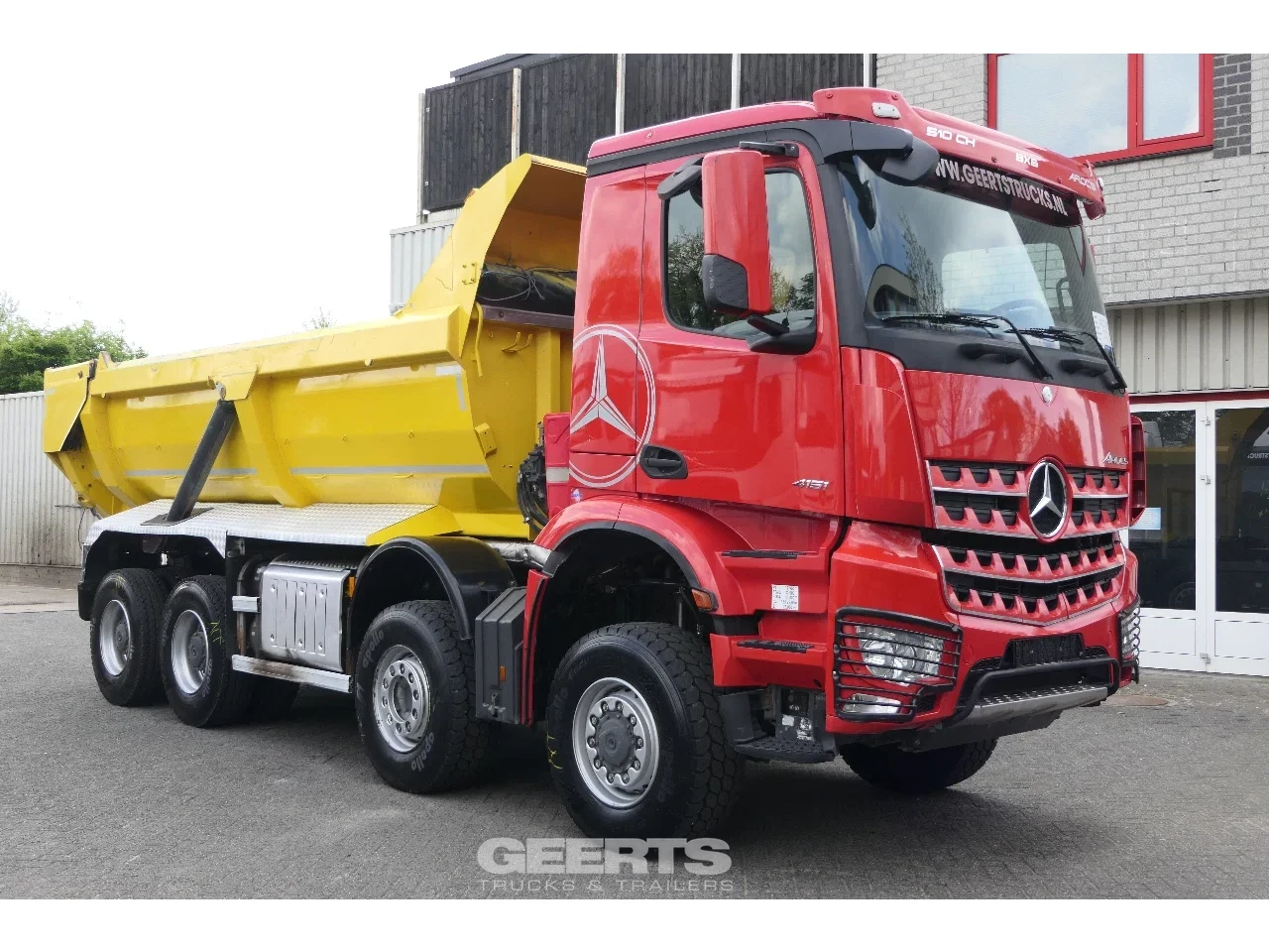 Mercedes-Benz Arocs 4151 | 8X6 | Voith Retarder | 250470Km | 2019 | Full Spring Suspension | New Tires 100% | Manual Gearbox | Euro6 | French Truck leasen