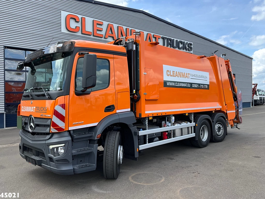 Mercedes-Benz Actros 2533 Euro 6 Zoeller 24m³ + Welvaarts weighing system leasen