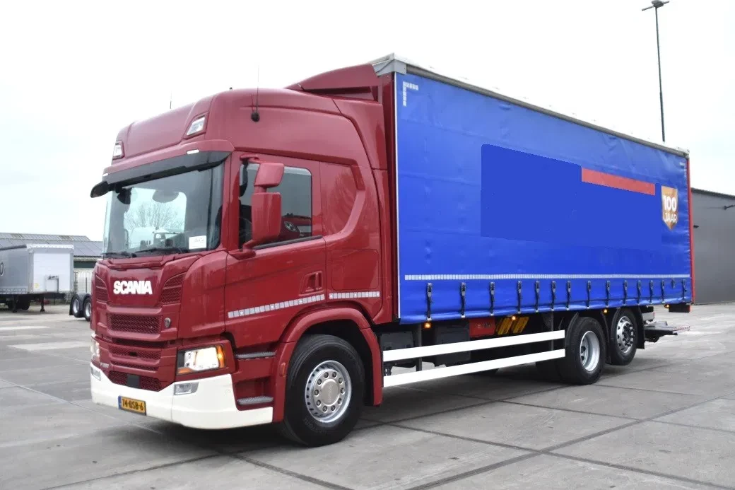 Scania P P280 NGS 6X2*4 - NEW TACHO - SLIDING CURTAINS/ROOF - 251 TKM - WHEELBASE: 515 CM - DHOLLANDIA - TOP CONDITION - leasen
