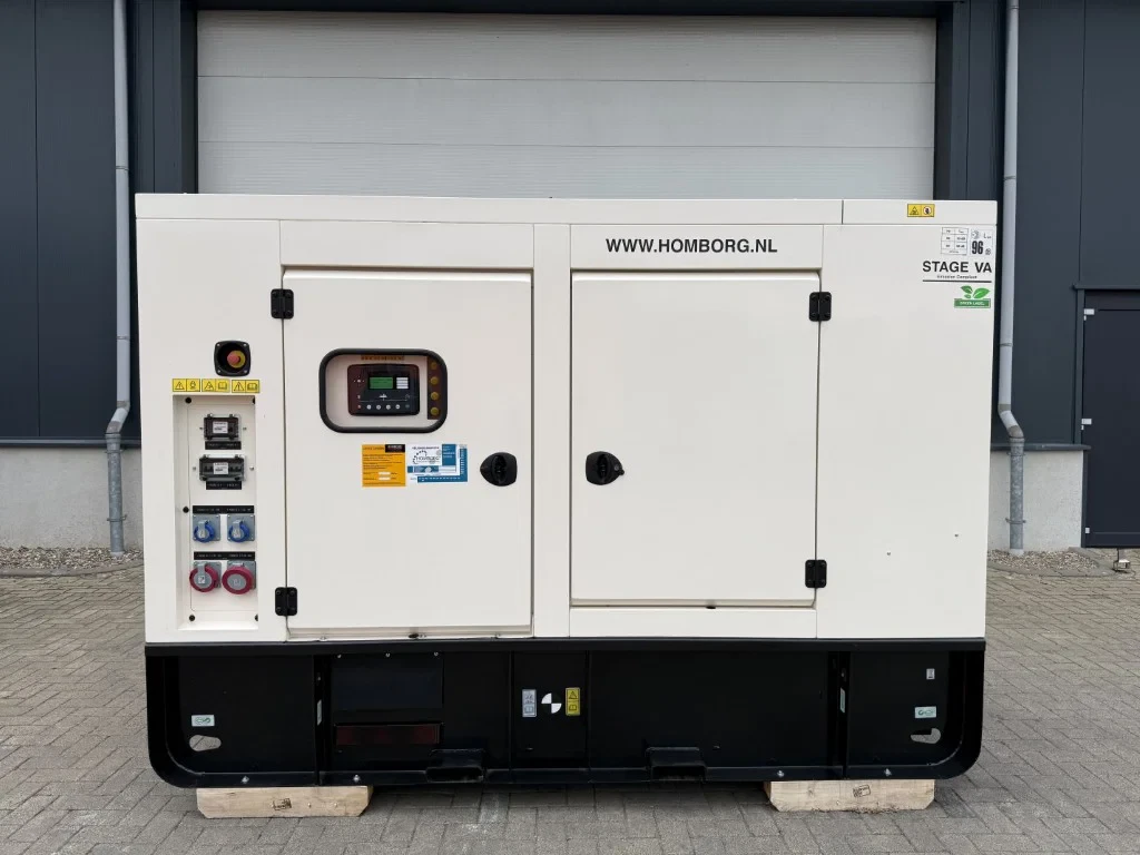 FG Wilson PRO115-4 Perkins 115 kVA Silent Rental generatorset Stage 5 New ! Stage V leasen