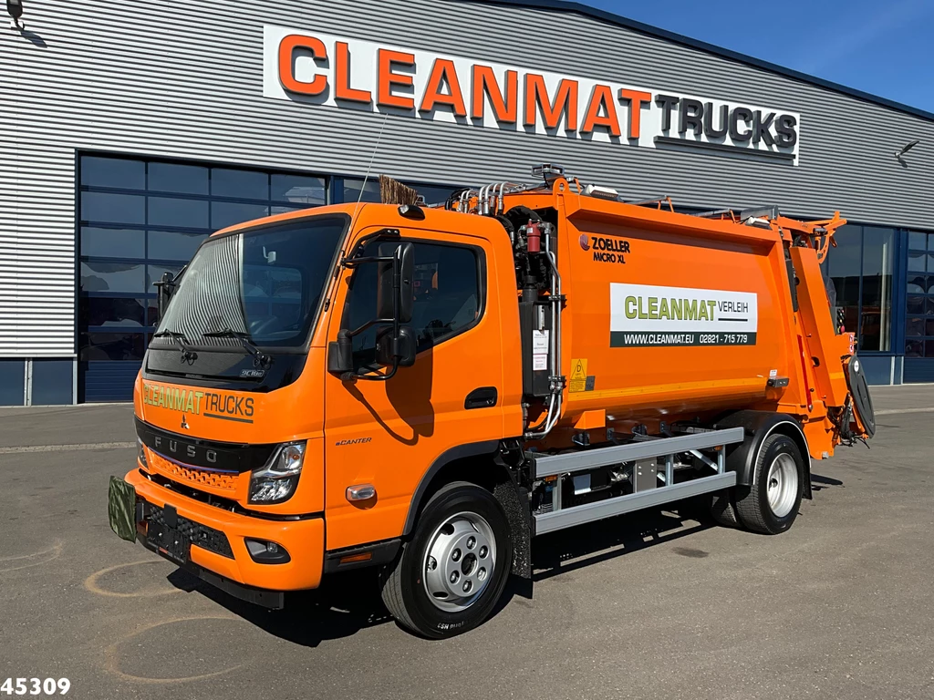 FUSO eCanter 9C18 M-Batt Zoeller 7m³ 100% Elektrisch leasen