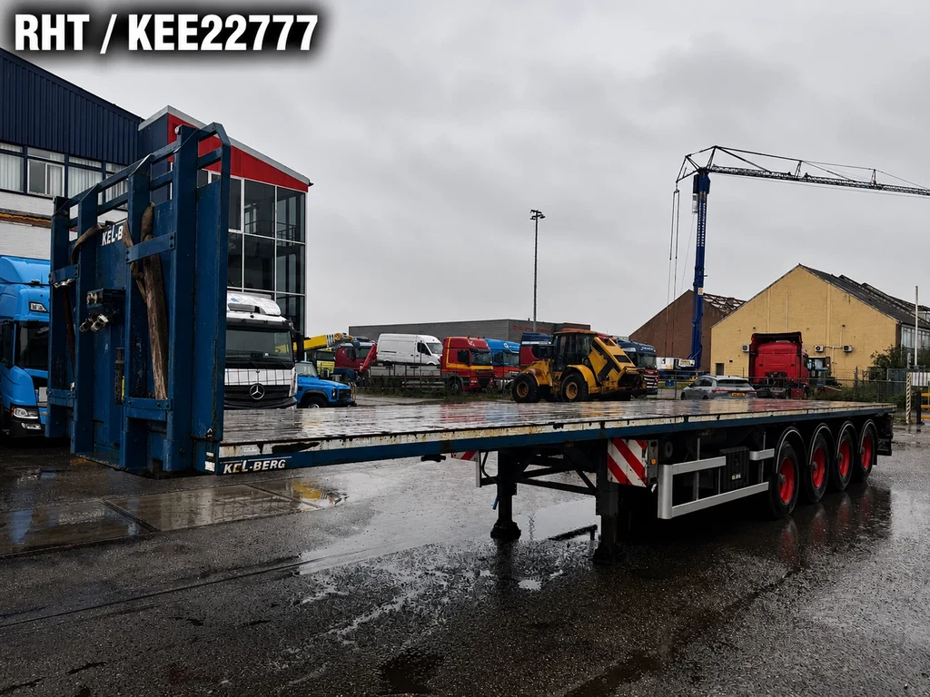 Kel-Berg 4 AXLE BPW - LAST AXLE STEERING - EXTENDABLE 6M leasen