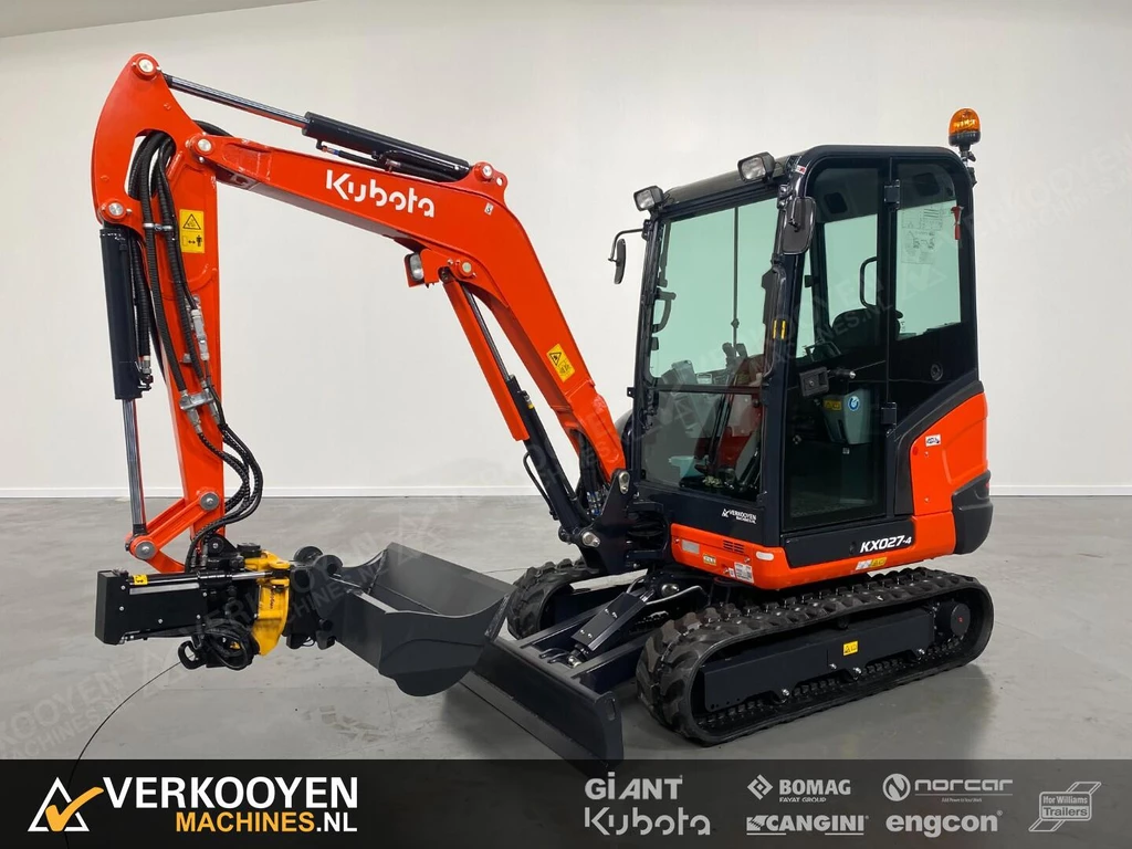 2026 Kubota KX027-4 Hi Spec + Engcon EC204-CW05 ADV1047 leasen