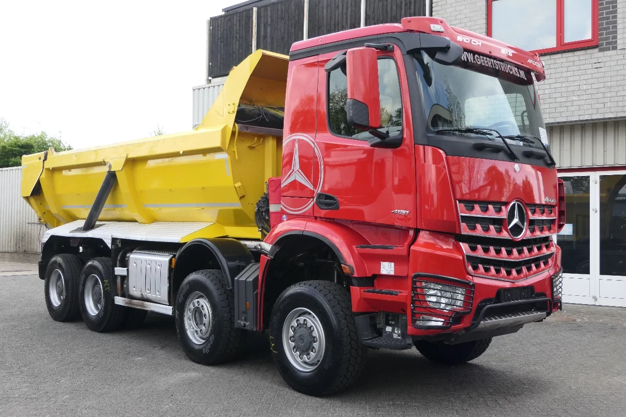 Mercedes-Benz Arocs 4151 | 8X6 | Voith Retarder | 250470Km | 2019 | Full Spring Suspension | New Tires 100% | Manual Gearbox | Euro6 | French Truck leasen