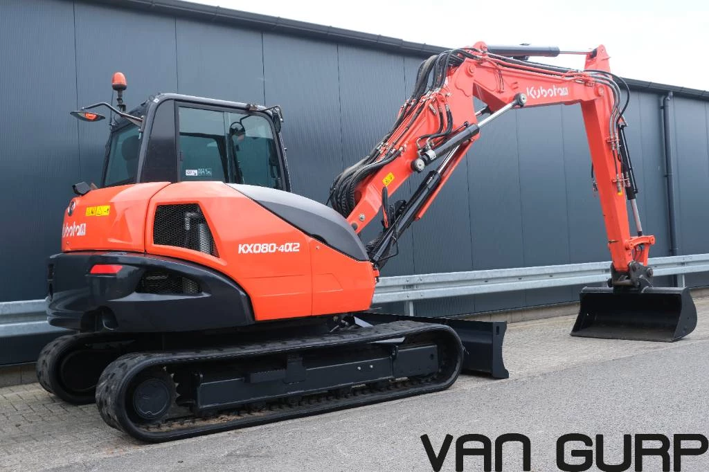 Kubota KX 080-4 | 2021 | 3500h | verstellausleger leasen