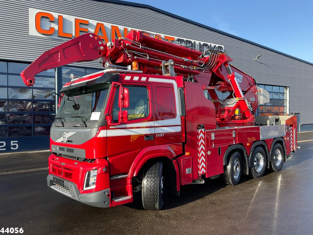 Volvo FMX 500 8x4 Euro 6 MPG 150 Tonmeter laadkraan Just 53.033 km! leasen