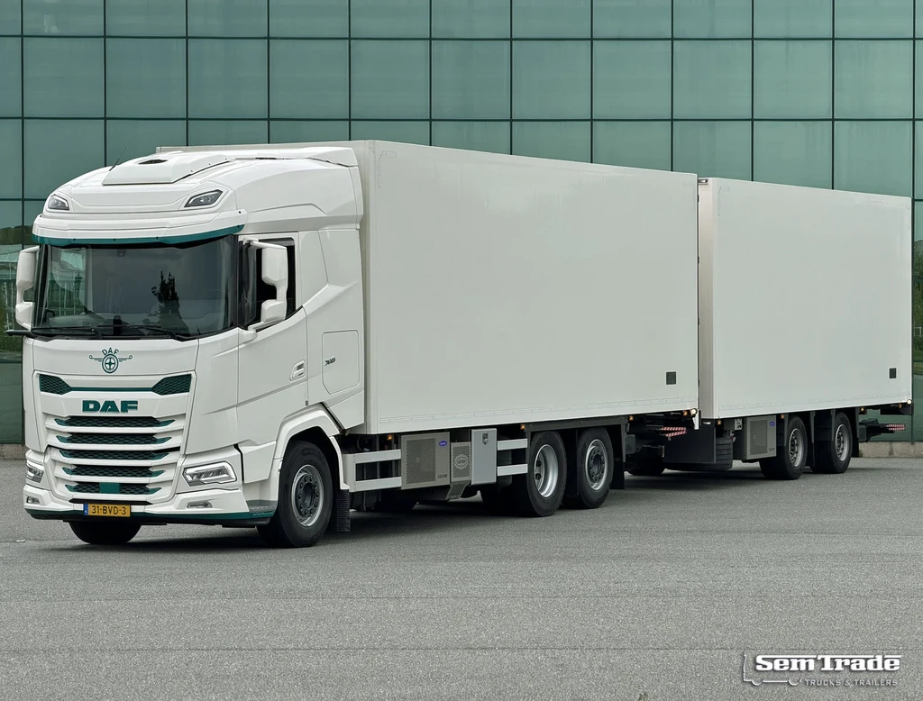 DAF XG 480 EURO 6E FAR 50 CC COMBI CARRIER TRS KOELING 2x DHOLLANDIA KLEP CAMERAS NIEUW STAAT NL-COMBI leasen