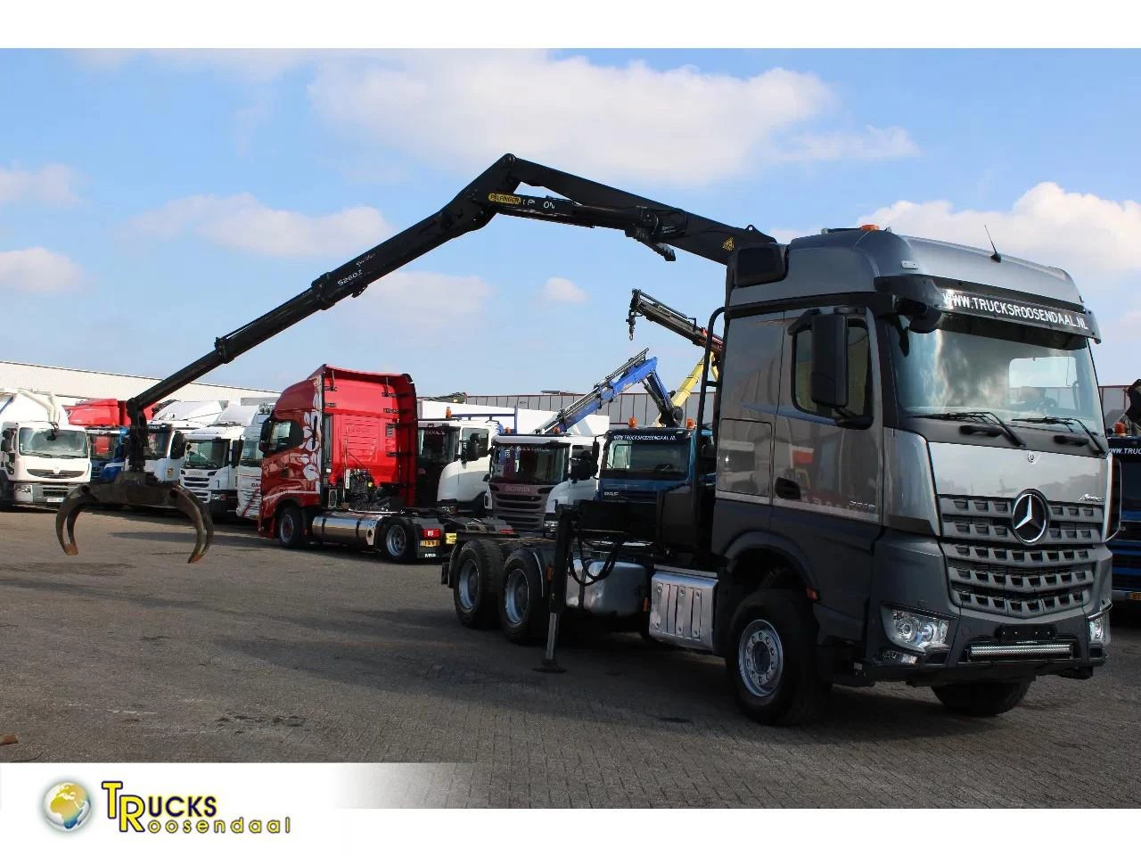 Mercedes-Benz Arocs 2858 + PALFINGER Z15 (2022) + 6X4 + FOREST/WOOD/METAL EDITION TR1385 leasen