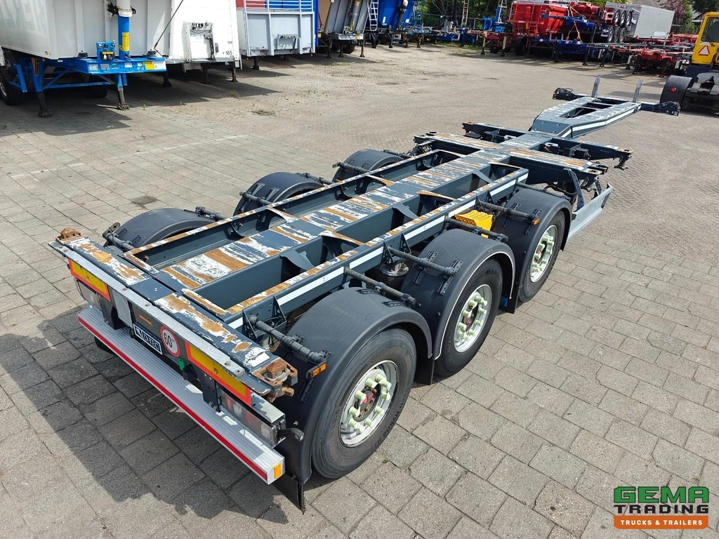 D-Tec FLEXITRAILER VCC-01 MULTI Alle Soorten Containers - SAF assen SchijfRem - ADR leasen