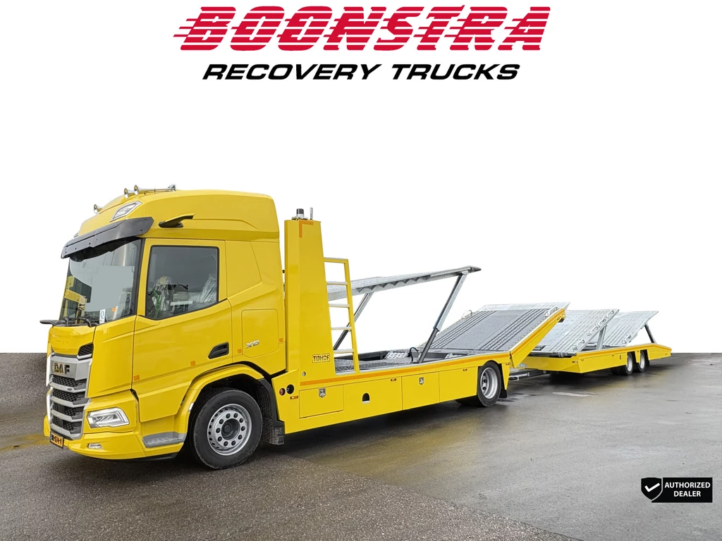 DAF XD 410 Tijhof 6-lader TA-12000 Winch Led Standairco *NEW* Autotransporter leasen
