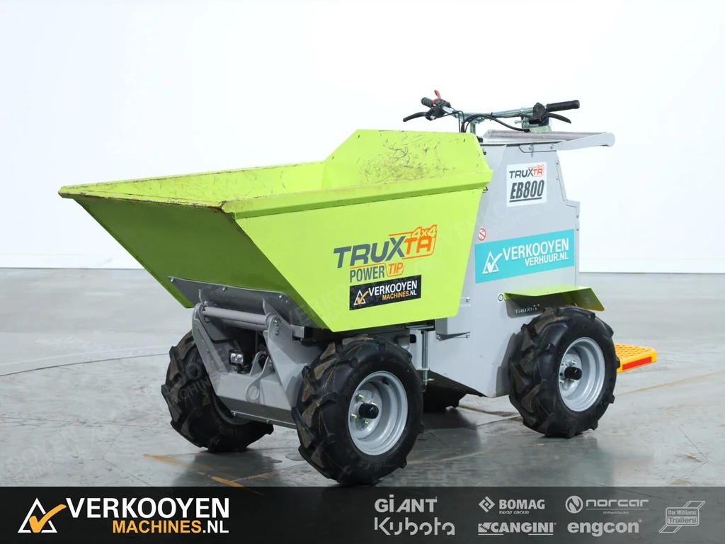 2023 Truxta BENDie EB800 PT VV1339 Elektrische dumper leasen
