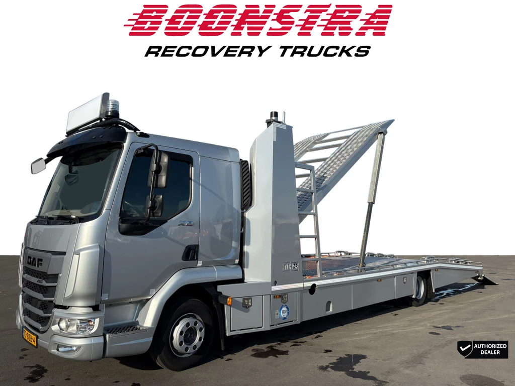 DAF XB 260 Tijhof 2/3 Car Winch Camera autotransporter leasen