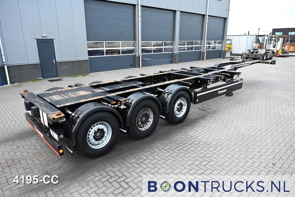 Krone SD BOX LINER | 2x20-40-45ft HC * EXTENDABLE REAR * LIFT AXLE * NL TRAILER * APK 04-2027 leasen