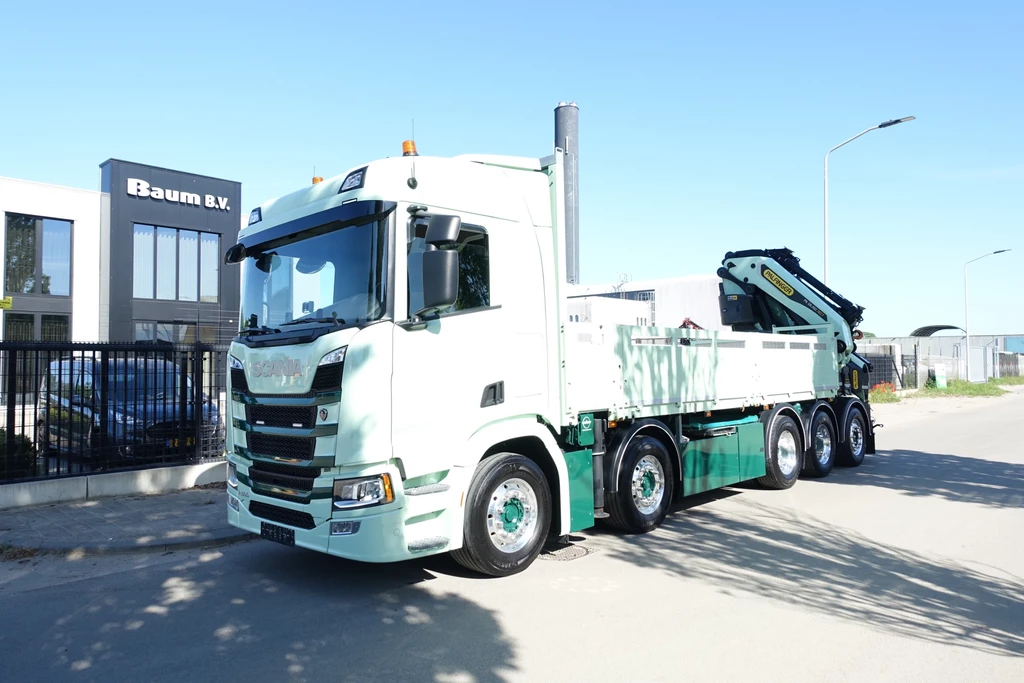 Scania R R500 NGS R500 NGS 10X4 / PALFINGER 58.002 TEC + FLY JIB KRAAN / 58 TM KRAAN / REMOTE CONTROL / LOW KM / ALCOA / BELGIUM TRUCK / NIEUWSTAAT / NEW CONDITION leasen