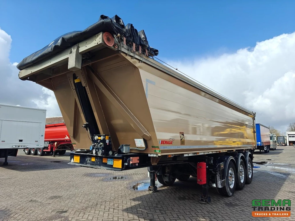 Benalu C39 10C 2AB AluBox/AluChassis 28m3 - Electrisch DekZeil - 3Assen SAF Schijfrem - 12/2026 APK leasen