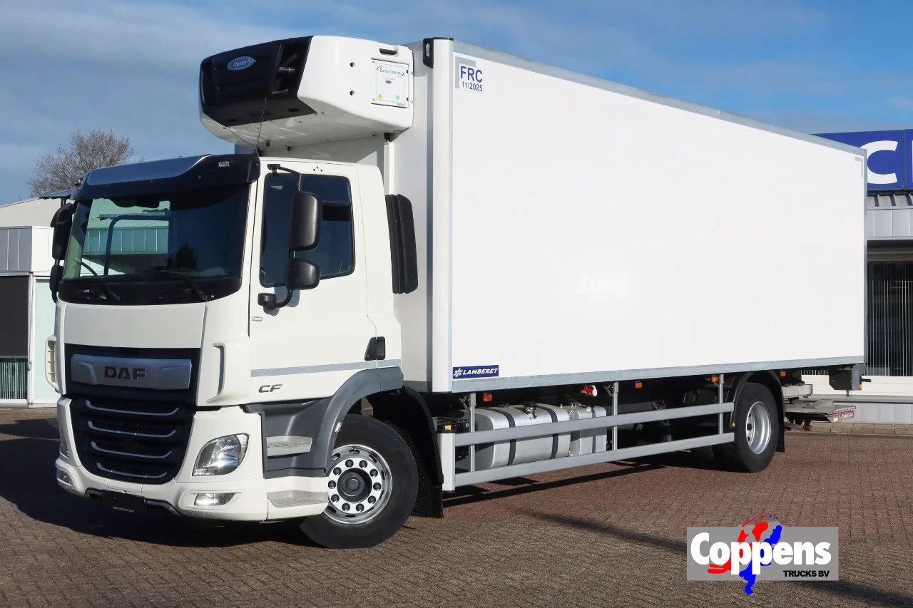 DAF CF 320 FA Koel/vriezen +Carrier Supra 1150 Silent + Dhollandia 2000 KG klep leasen