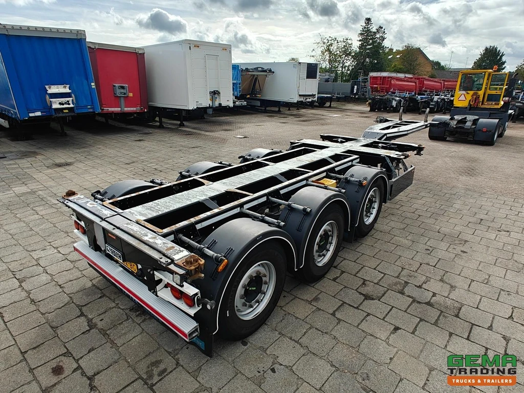 D-Tec FLEXITRAILER Multi - 3x Uitschuifbaar - LiftAs - 4879KG - Valx SchijfRem - 3StuksOpVoorraad leasen