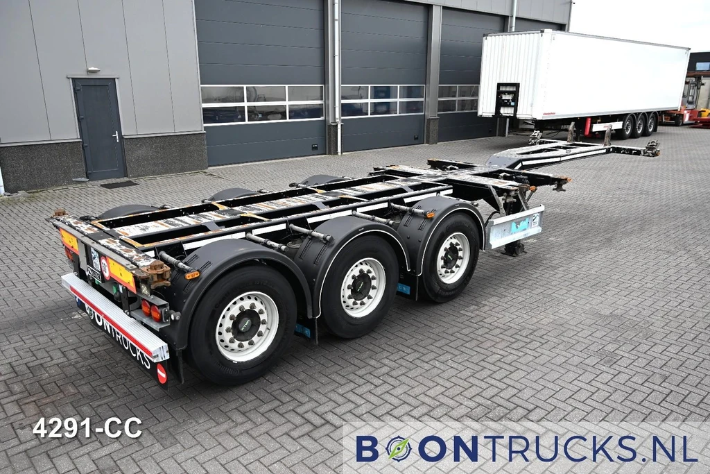 D-Tec FLEXITRAILER | 2x20-30-40-45ft HC * 2x LIFTAS * 2x UITSCHUIFBAAR * NL TRAILER * 6x BESCHIKBAAR leasen