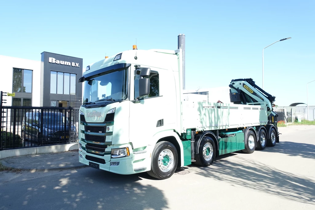 Scania R R500 NGS 10X4 / PALFINGER 58.002 TEC + FLY JIB KRAAN / 58 TM KRAAN / REMOTE CONTROL / LOW KM / ALCOA / BELGIUM TRUCK / NIEUWSTAAT / NEW CONDITION leasen