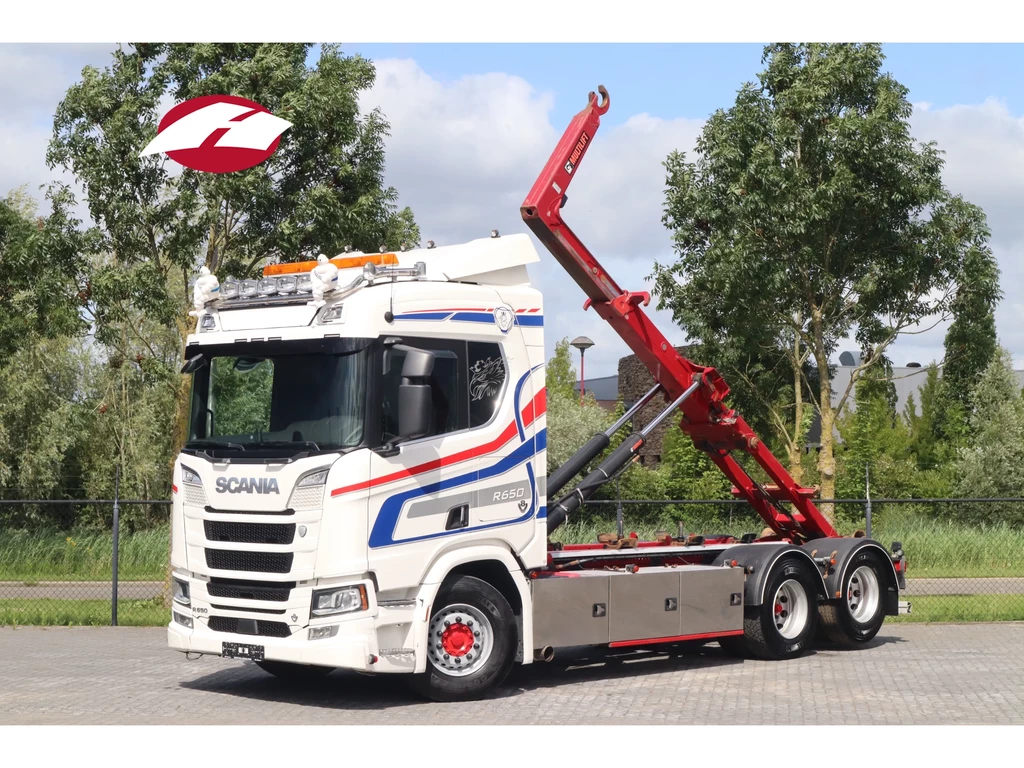 Scania R R650 V8 NGS | 6X2 | HIAB HOOK | RETARDER | EURO 6 leasen