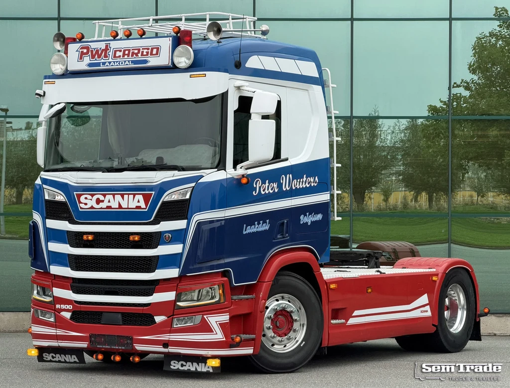 Scania R R500 NGS EURO 6 RETARDER FULL AIR 4-POINTS AIRSUSPENSION ONLY 681.000 KM BELGIUM-TRUCK leasen
