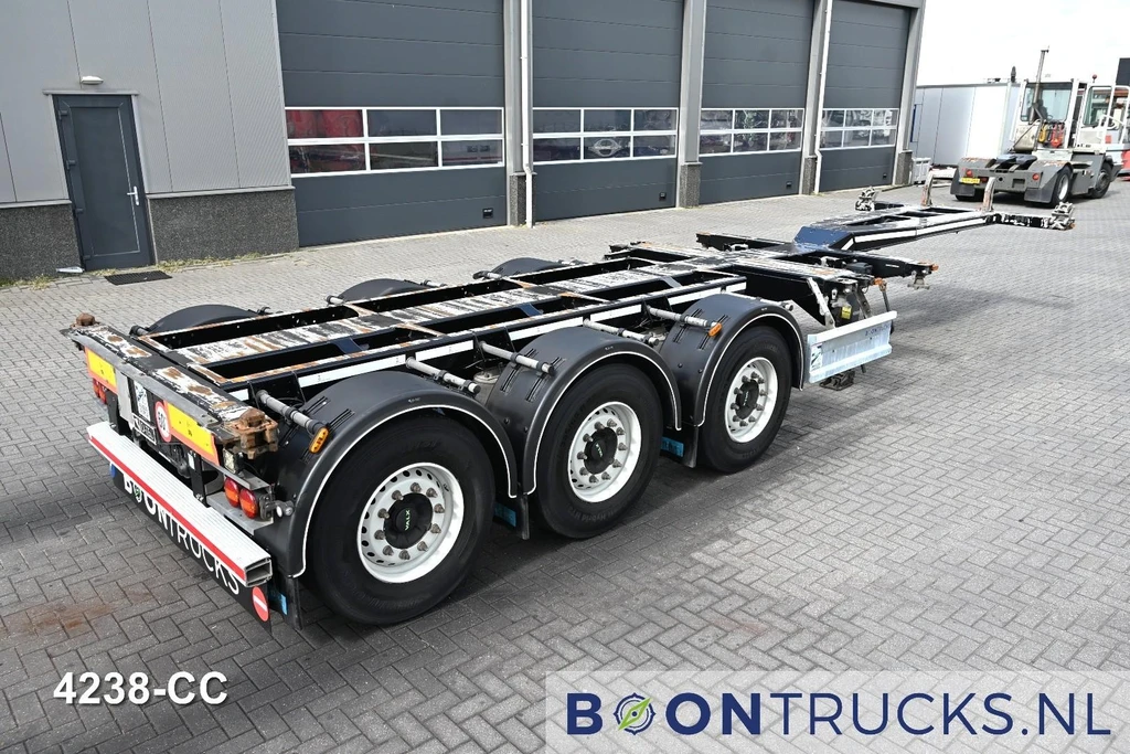 D-Tec FLEXITRAILER LS | 2x20-30-40-45ft HC * 2x LIFT AXLE * 2x EXTENDABLE * 9x AVAILABLE leasen