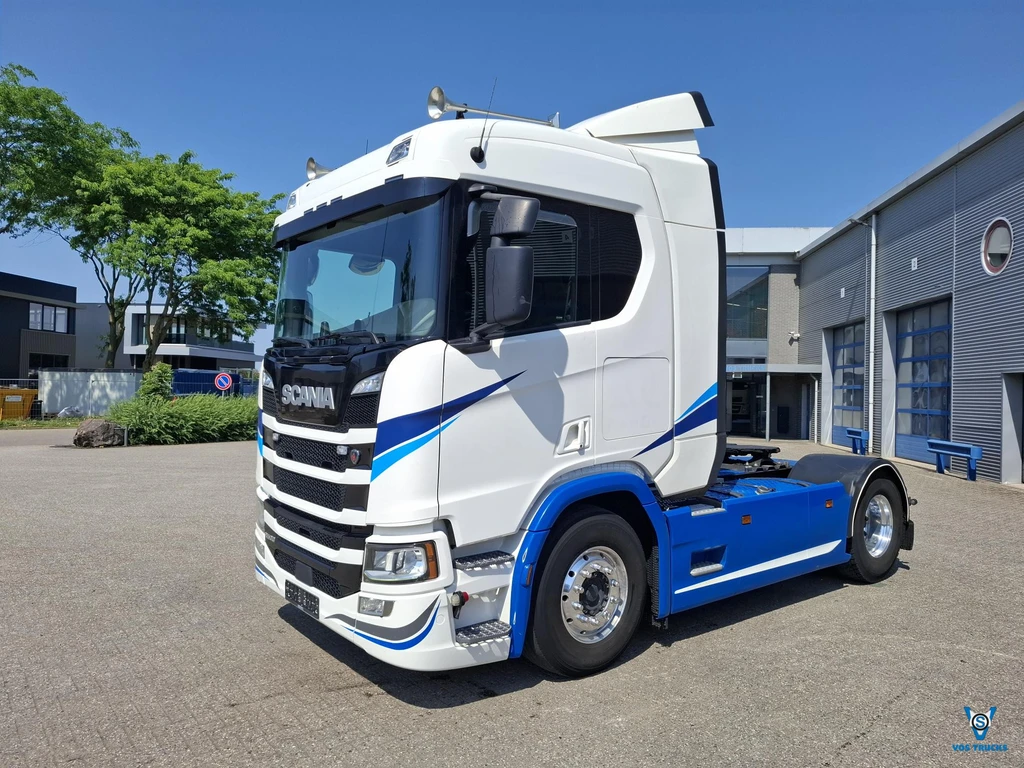 Scania R NGS R500 / RETARDER / DOUBLE TANK / NAVI / LEATHER / FRIDGE / ALCOA / FULL-AIR / AUTOMATIC / EURO-6 / 2019 leasen