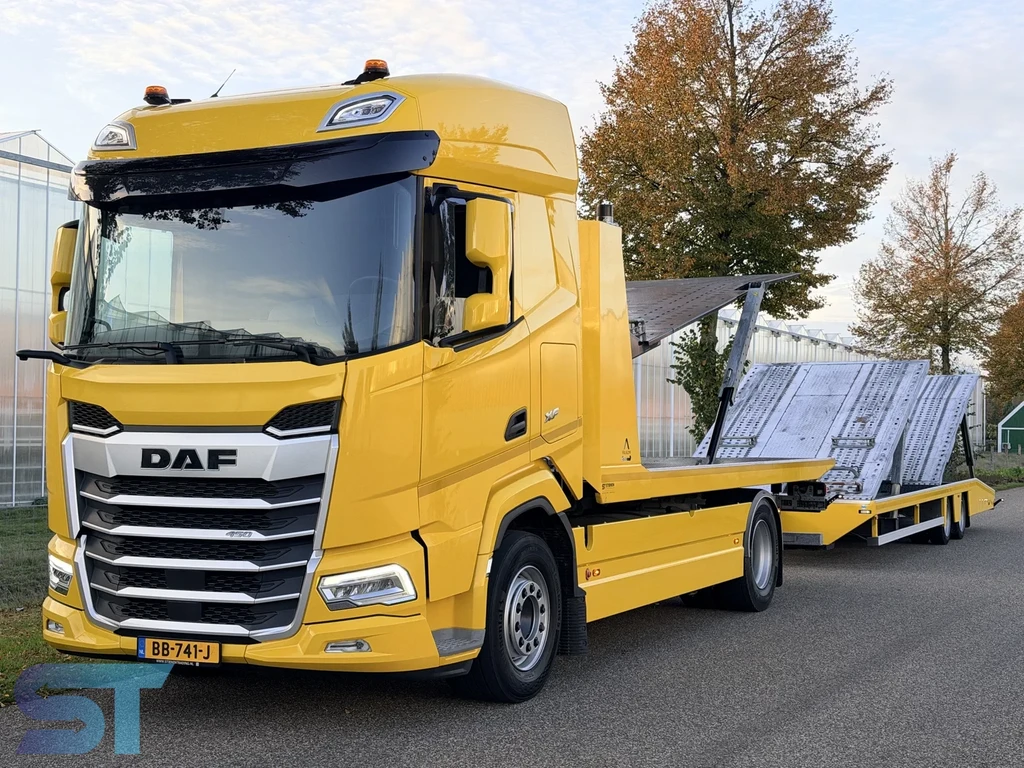 DAF XF 450 Tijhof combi for 5 cars leasen