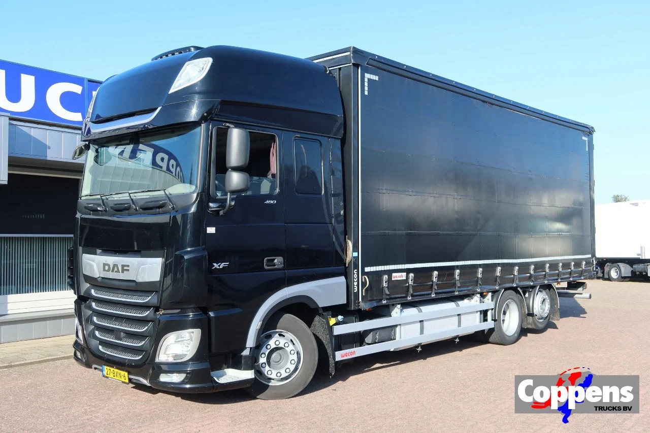 DAF XF480 6X2 schuifzeil + schuifdak, Voorbereiding les auto leasen