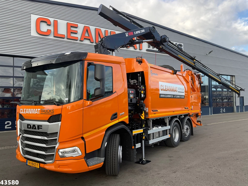 DAF FAN XD 340 Hiab 23 Tonmeter laadkraan + Welvaarts Weighing system leasen