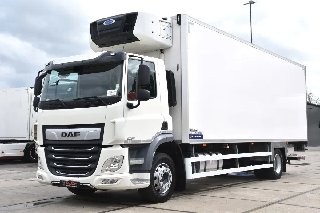DAF CF 320 4x2 + CARRIER SUPRA 1150 - 274 TKM - WHEELBASE: 610 CM - DHOLLANDIA - ROLLING DOOR - TOP CONDITION - leasen