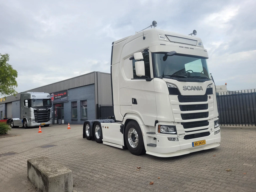 Scania S S660 A6X2NB full air retarder 295wb pto prep alcoas leasen